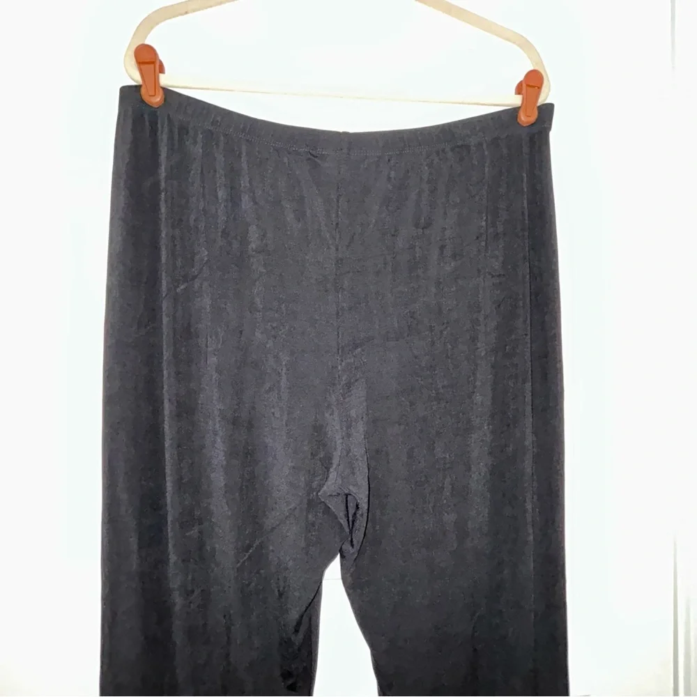 Chico’s Pull On Elastic Waistband Jersey Knit Travel Pants Chicos - Picture 3 of 6